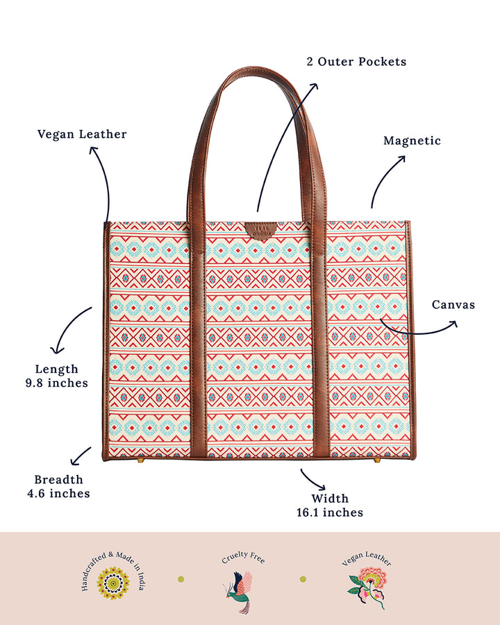 Handpainted Serenity Tote Bag