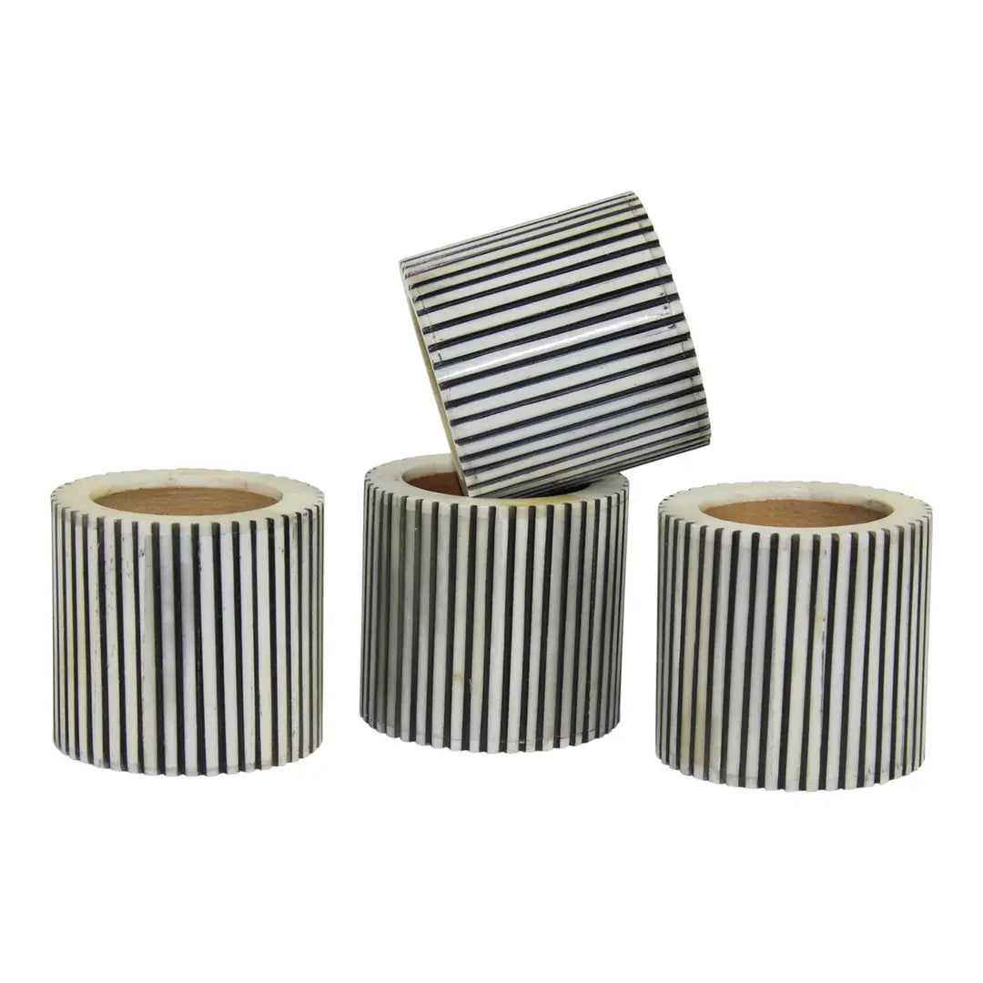 Pinstripe Napkin Rings