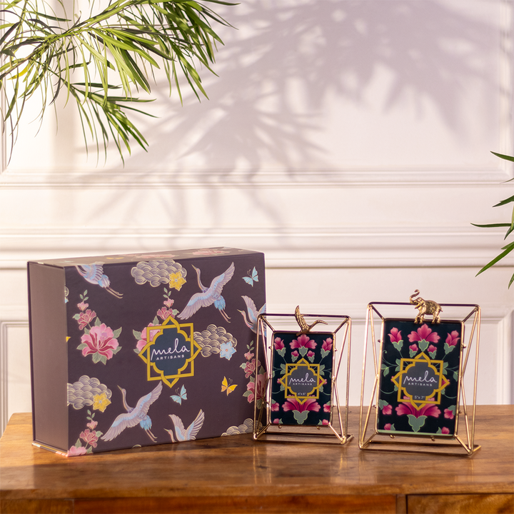 Glided Photo Frame Gift Box Set