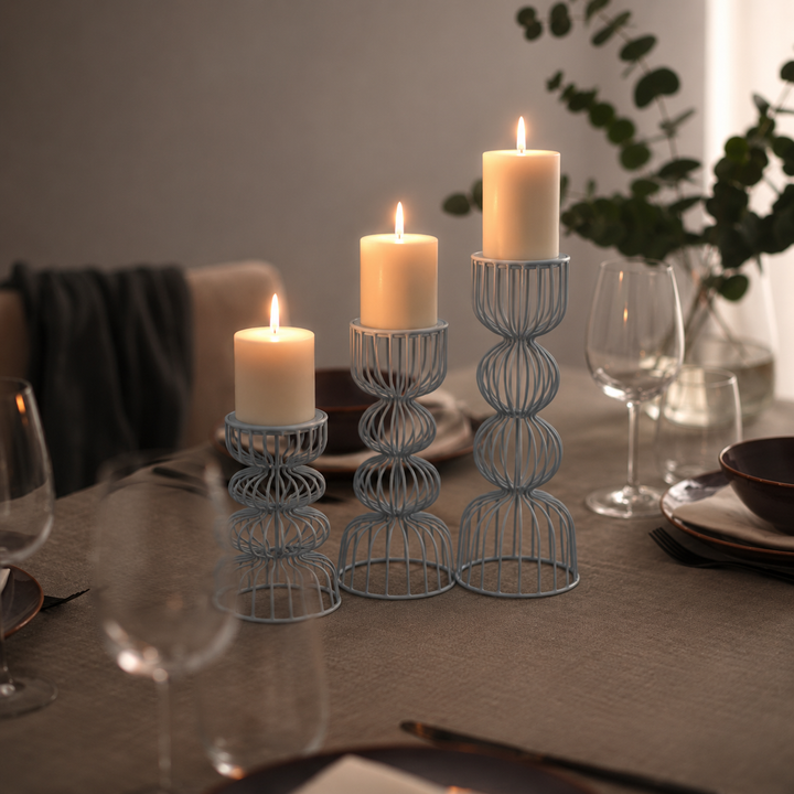 Lainon Pillar Candleholder Set