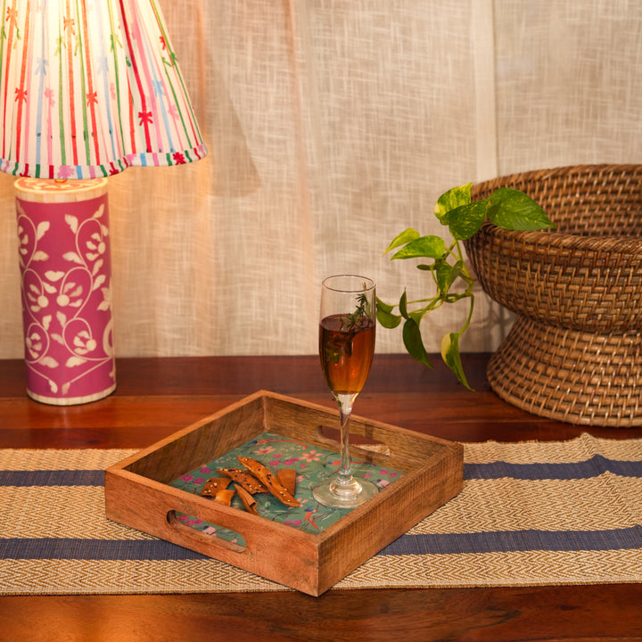 Aqua Flora Inlay Tray