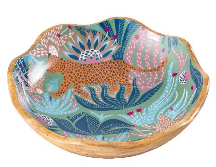 Jungle Bloom Mangowood Bowl