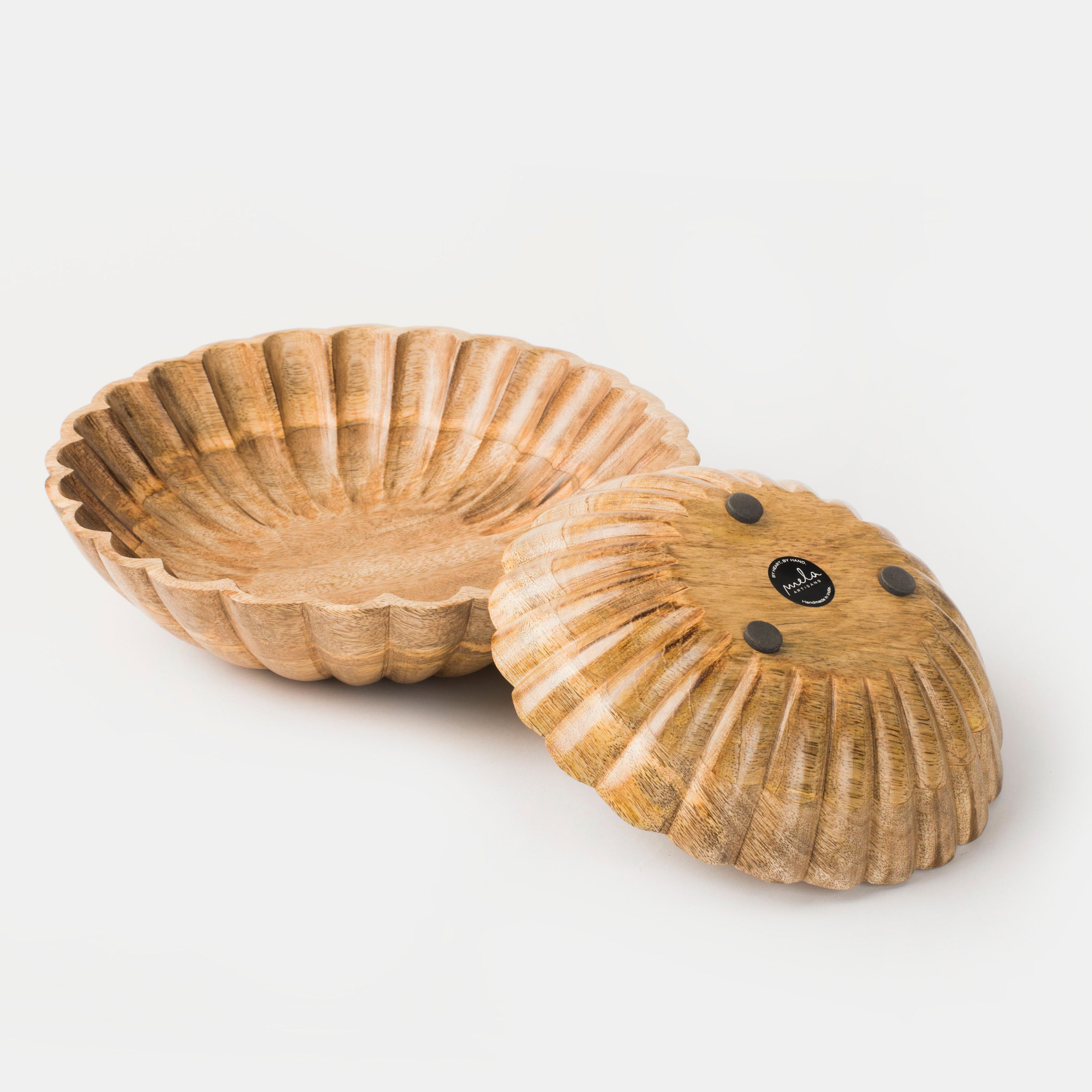 Mela Artisans Scallop Serenity Bowls - Thumbnail 4