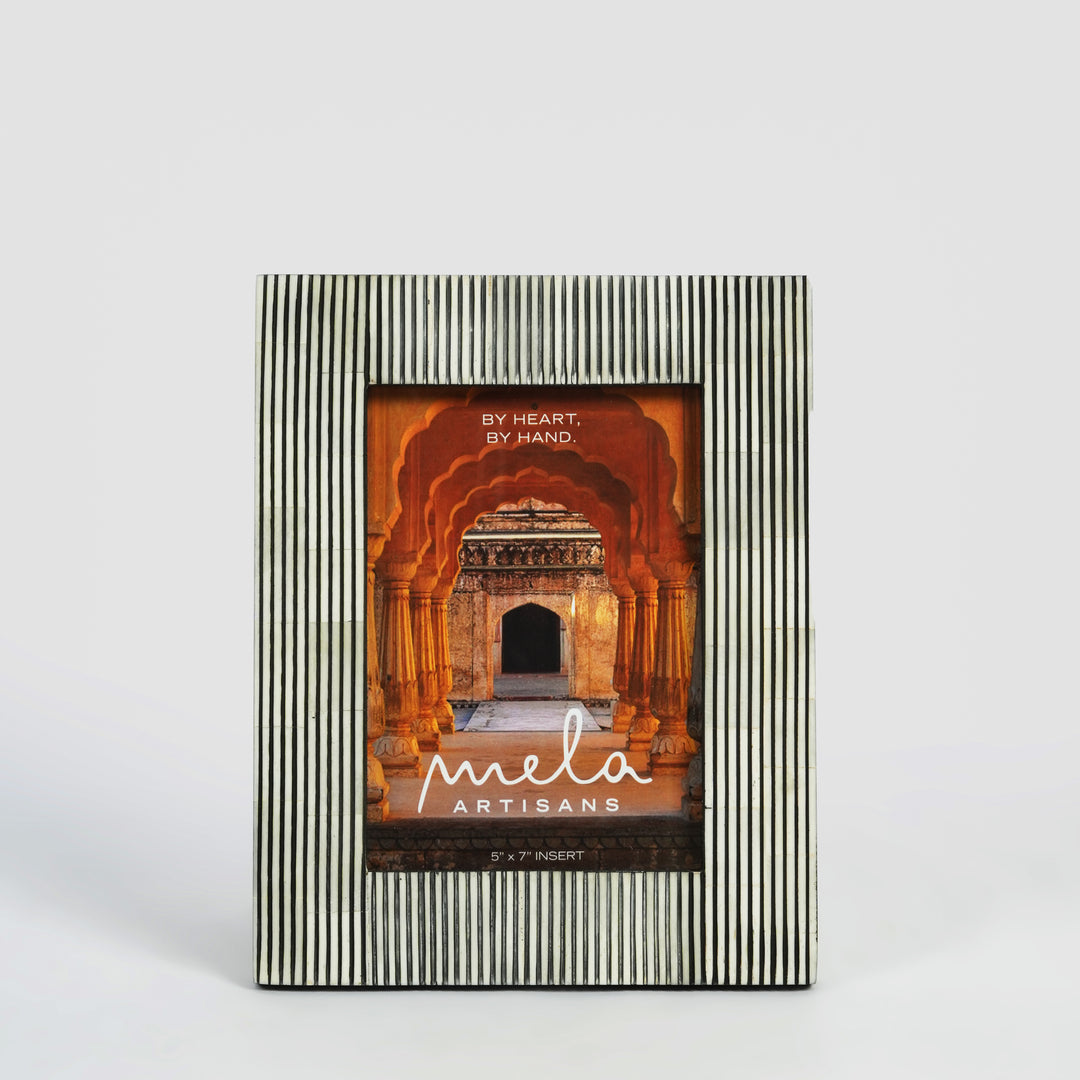 Pinstripe Photo Frame Gift Box Set