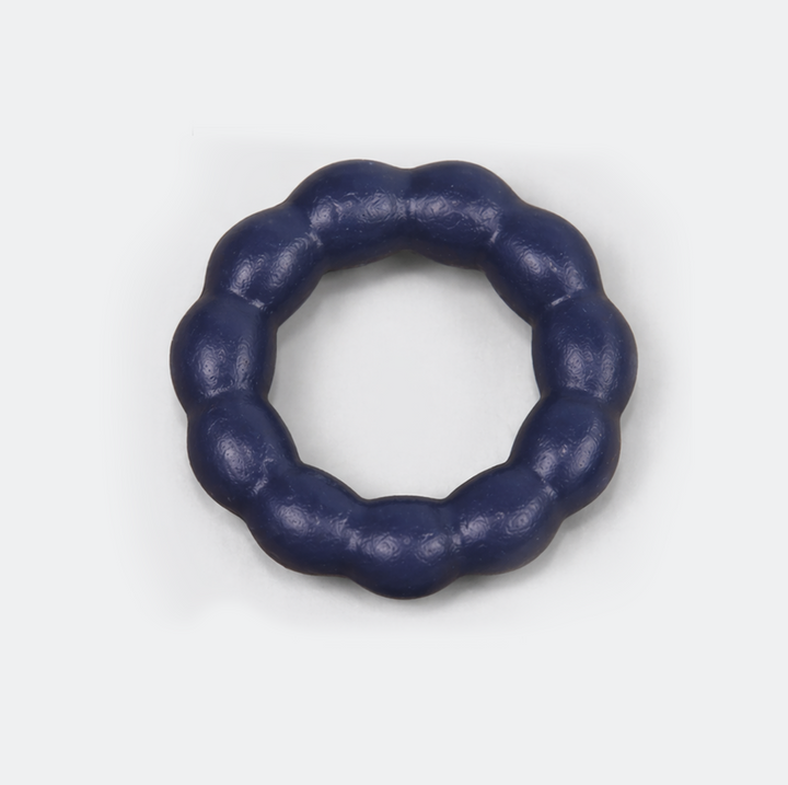  Set of four handcrafted terracotta napkin rings with beaded detailing from Raatriti collection

