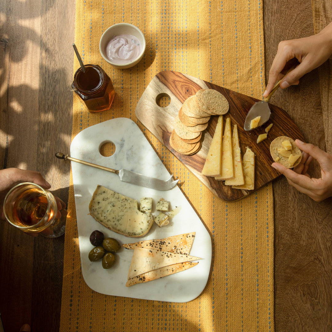 Duo Wood and Marble Chopping Board