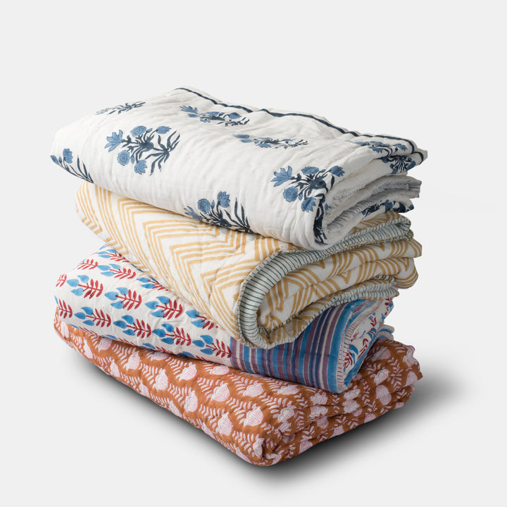 Azure Throw Blanket