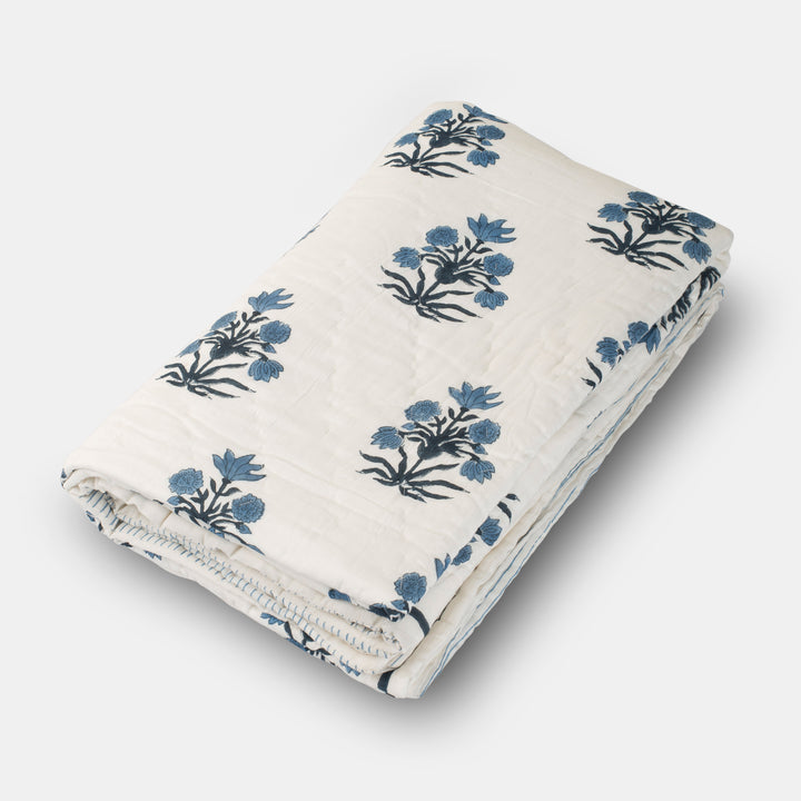 Azure Throw Blanket