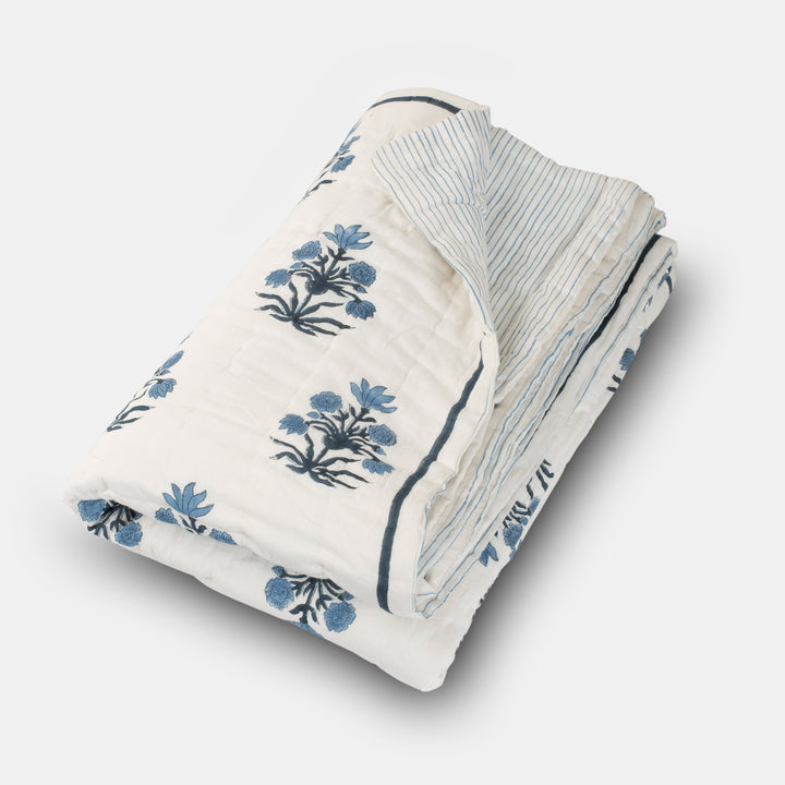 Azure Throw Blanket