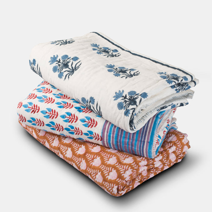 Azure Throw Blanket