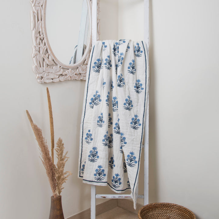 Azure Throw Blanket