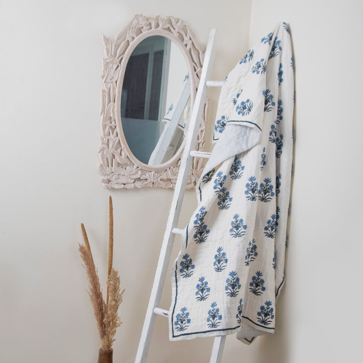 Azure Throw Blanket