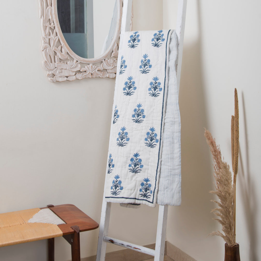 Azure Throw Blanket