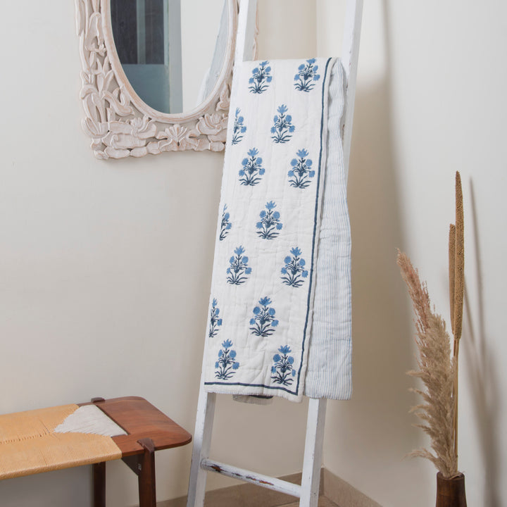 Azure Throw Blanket