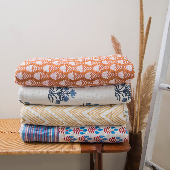 Azure Throw Blanket