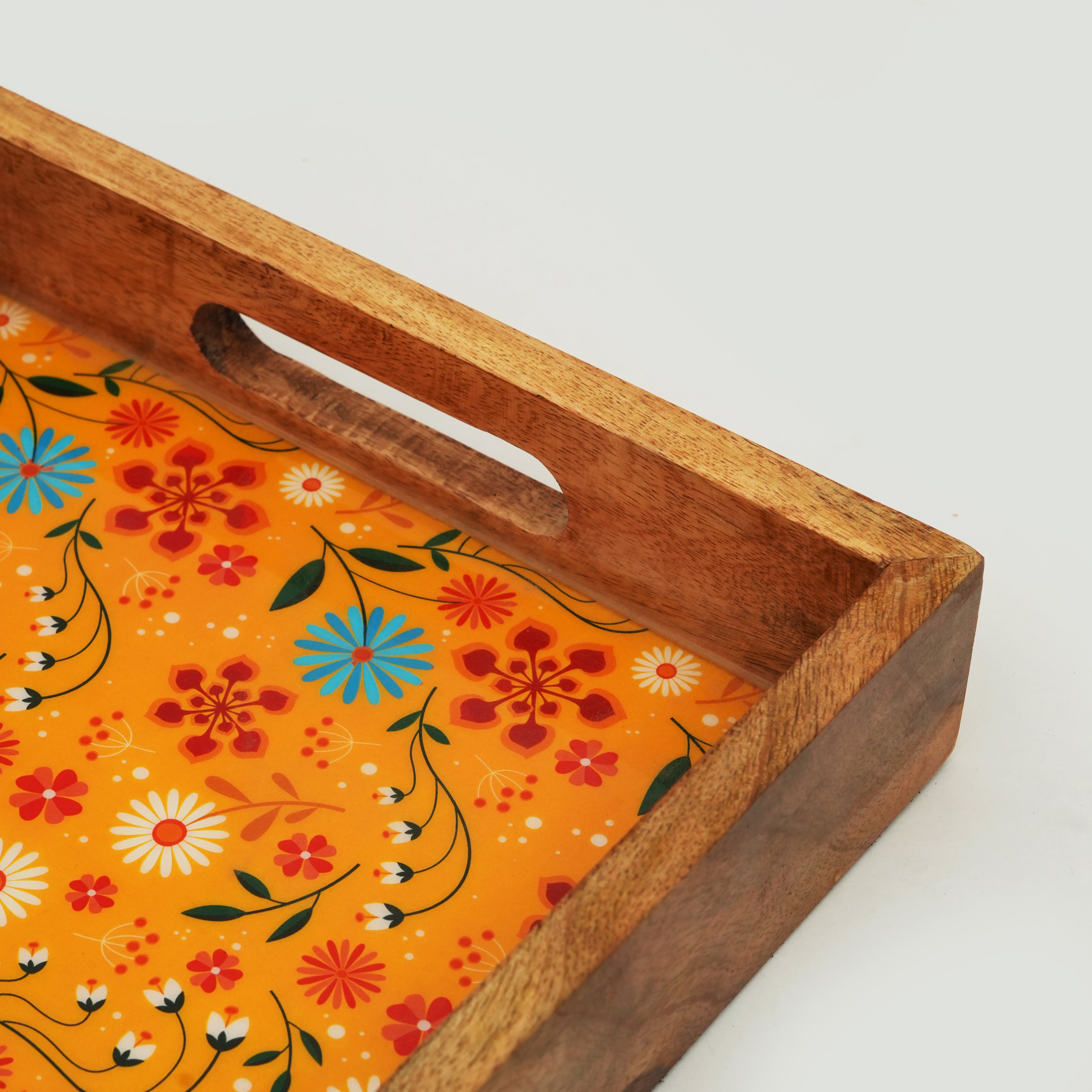 Mela Artisans Sunburst Bloom Serving Tray - Thumbnail 3