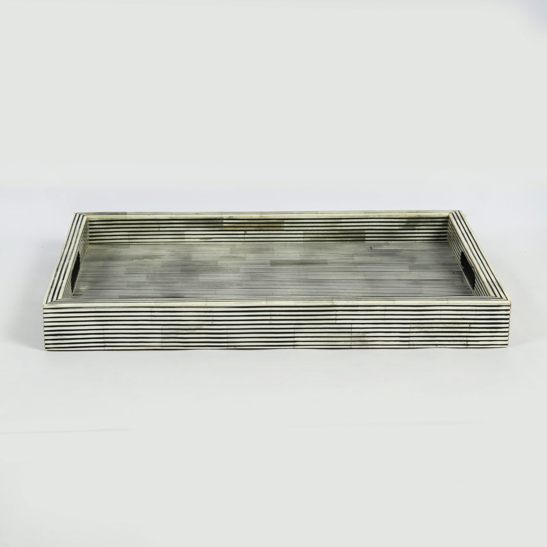 Pinstripe Inlay Medium Tray