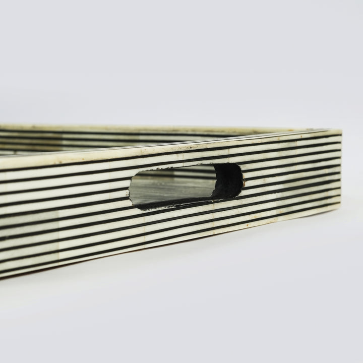 Pinstripe Inlay Medium Tray