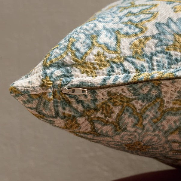 Bloom Blockprint Pillow Cover