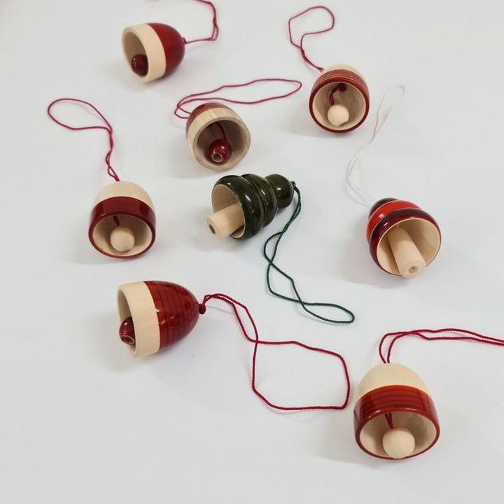Christmas Tree Ornaments – Assorted Bells | Set of 8
