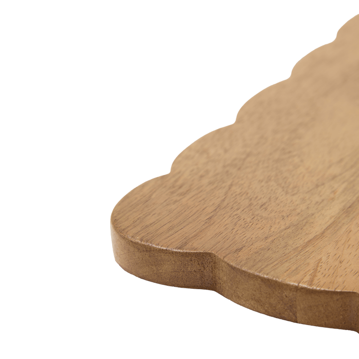Scalloped Mangowood Serve Board