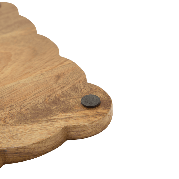Scalloped Mangowood Serve Board